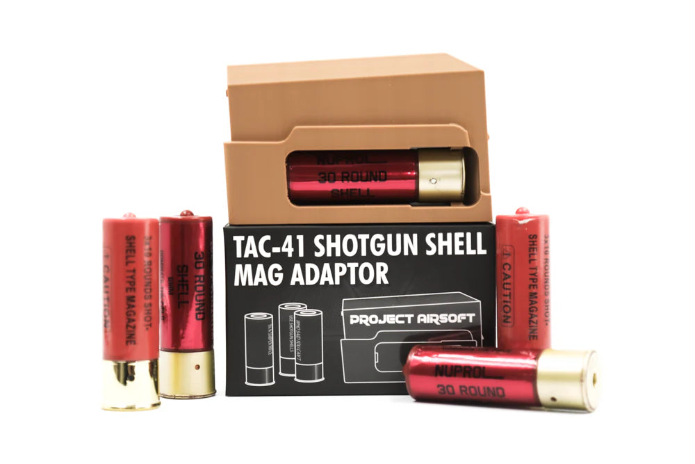 Adaptateur TAC-41 pour chargeur de cartouches de fusil de chasse - Beige