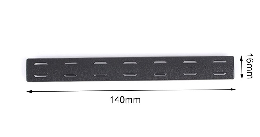 Kit de panneaux de rails BCM M-LOK - Terre foncée