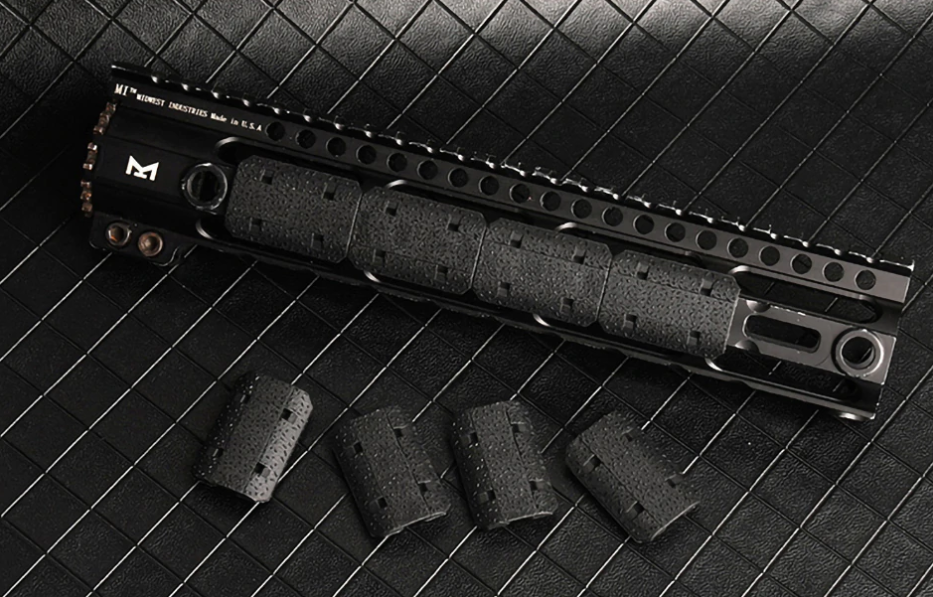 M-LOK-Schienenabdeckungen Typ 2 – Schwarz