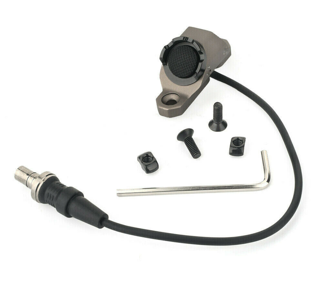 UT Hot Button Switch KeyMod & M-LOK Rail (Surefire Plug) - Black