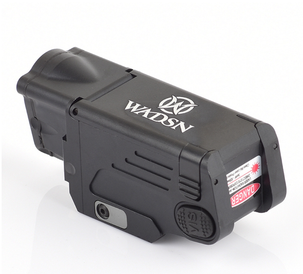 SBAL-PL Roter Laser und LED-Waffenlampe – Schwarz