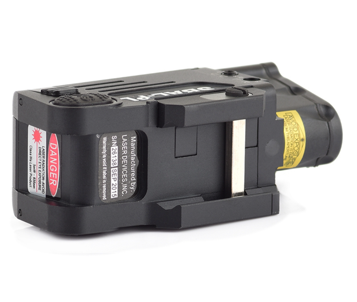 SBAL-PL Roter Laser und LED-Waffenlampe – Schwarz