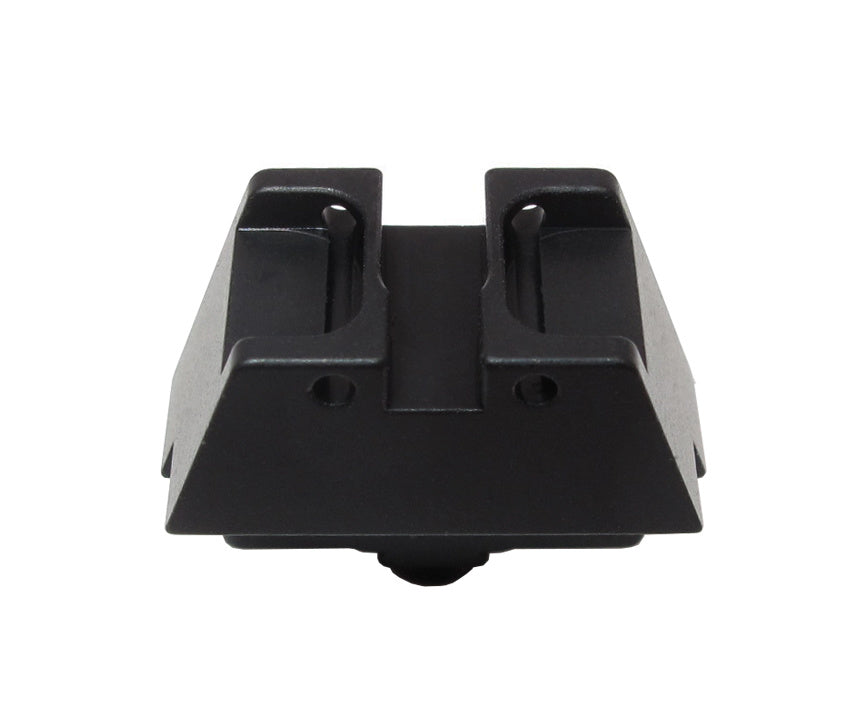 G 17,19,34 Viseur arrière à fibre optique en aluminium CNC