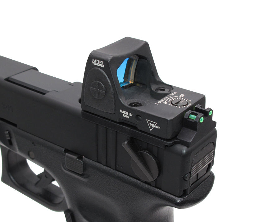 G series (T.Marui, WE) CNC Aluminium RMR Fiber Optic High Rear Sight