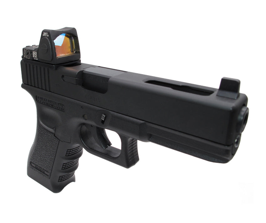 G series (T.Marui, WE) CNC Aluminium RMR Fiber Optic High Rear Sight