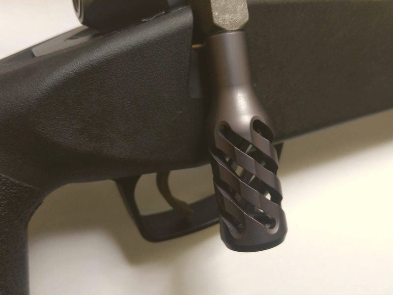 VSR-10/SSG10 Twisted Hollow Full Steel Bolt Handle Right Hand Version + Endcap