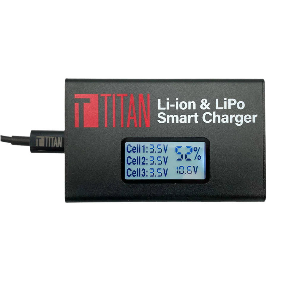 Digitales Ladegerät für LiPo- und Li-Ion-Akkus mit EU-Netzstecker