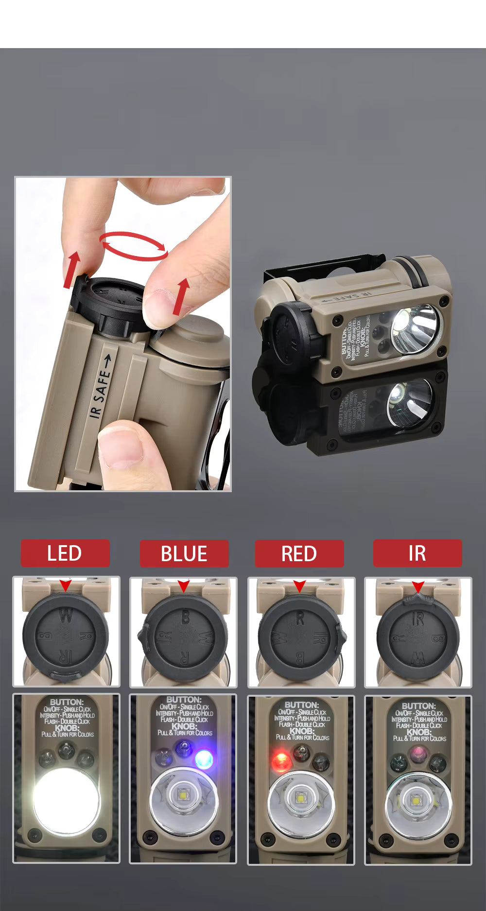 SW CP II Hands Free Light - BLACK