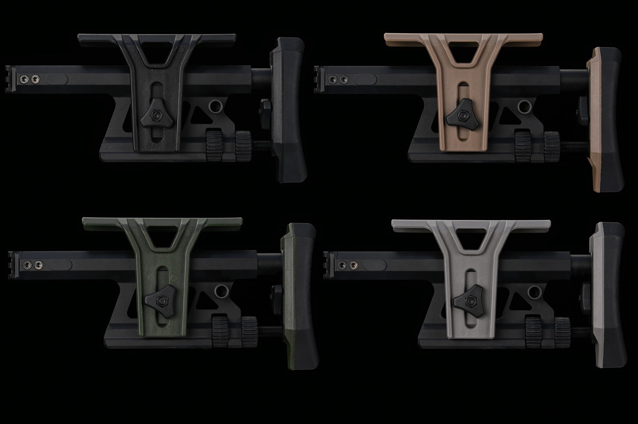 TAC-41A2 aluminium Picatinny stock, Green