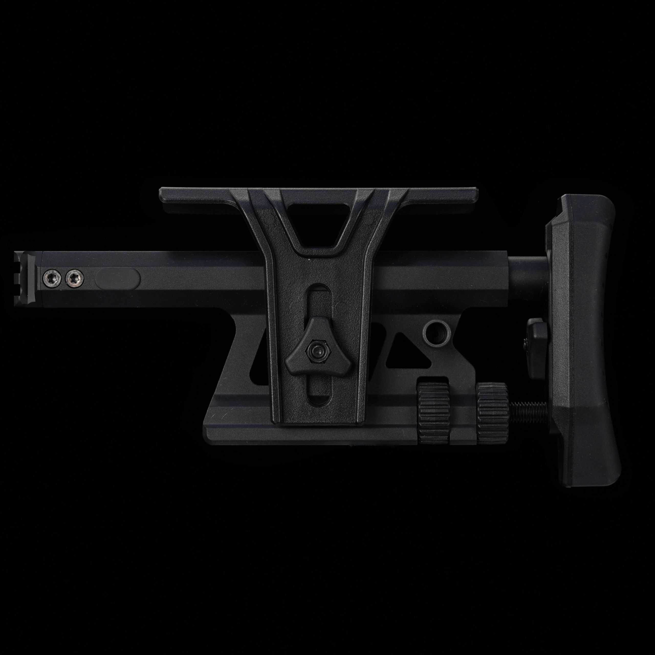 TAC-41A2 aluminium Picatinny stock, Black