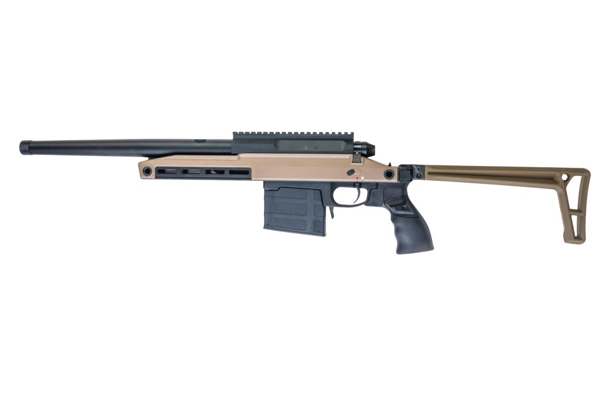 TAC-41-A2L Bolt Action Rifle, aluminium chassis & Lite stock, FDE