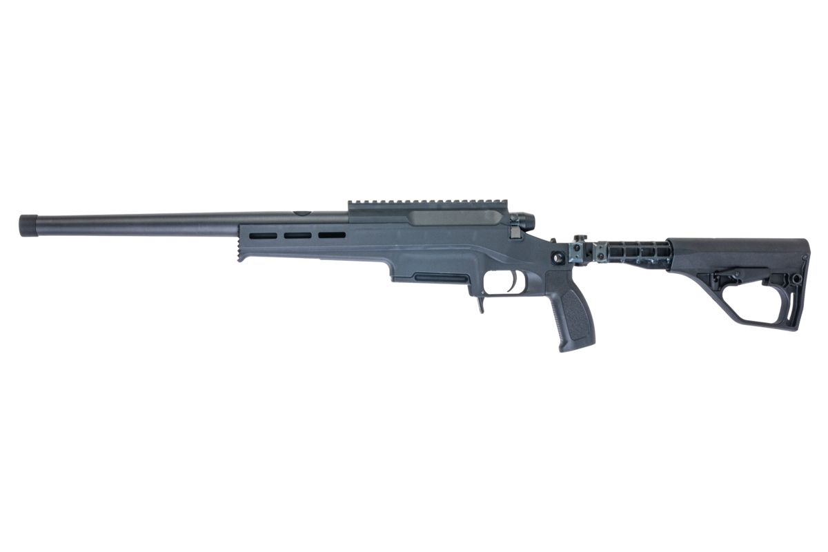 TAC-41L Bolt Action Rifle, Lite chassis & Buffer stock , Black