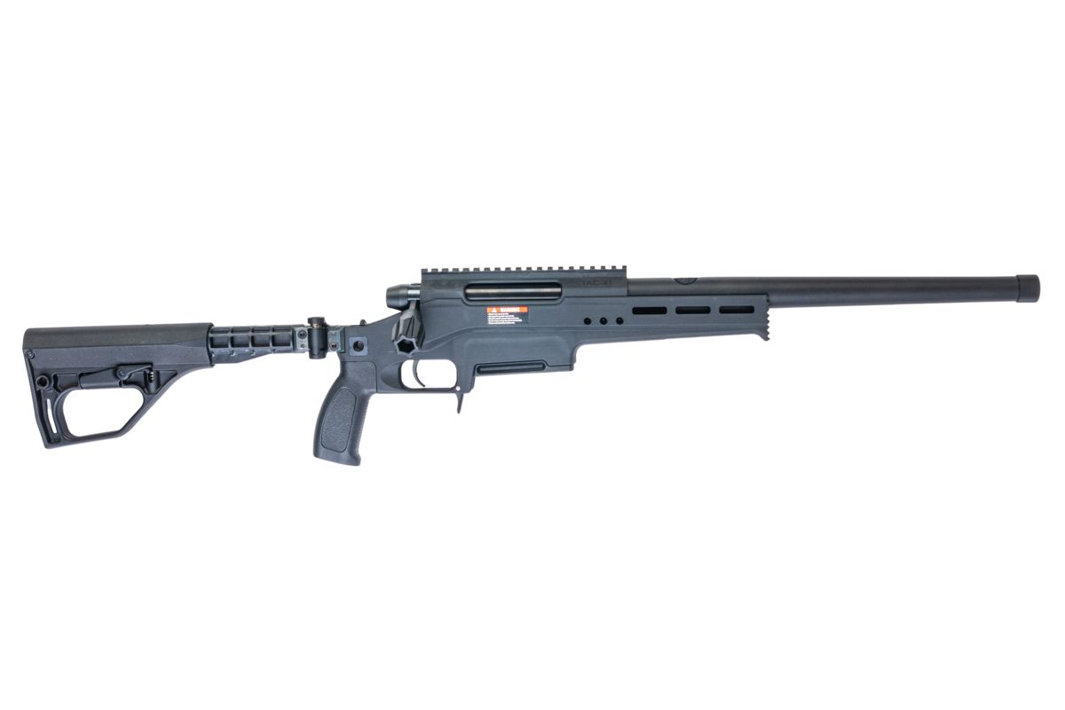 TAC-41L Bolt Action Rifle, Lite chassis & Buffer stock , Black