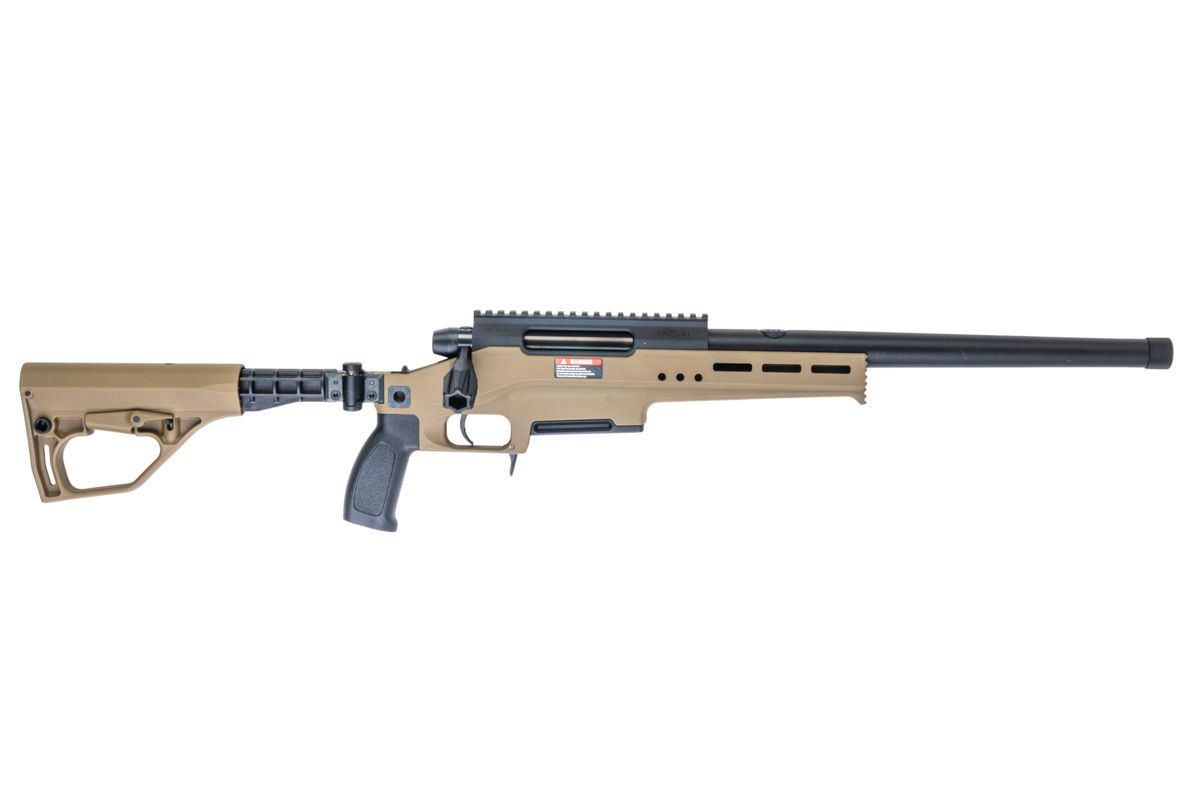 TAC-41L Bolt Action Rifle, Lite chassis & Buffer stock , FDE