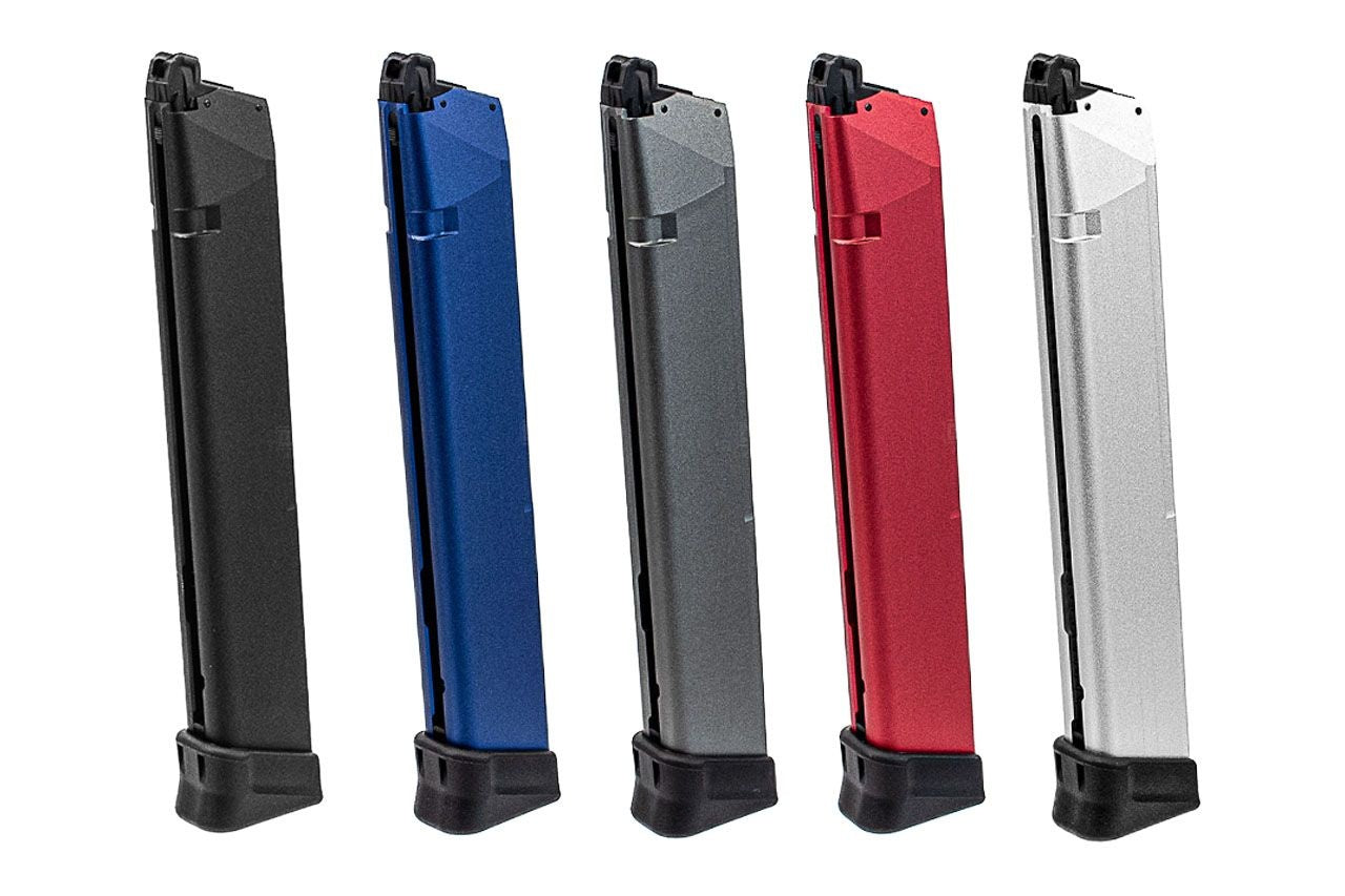 Full CNC Aluminum Light weight mag for G-series - SILVER (Compatiable with TM/WE/VFC) 50rds