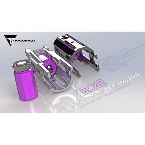 B02 Dynamic Blowback Gehäuse (Kolbenkopfversion) - Silber