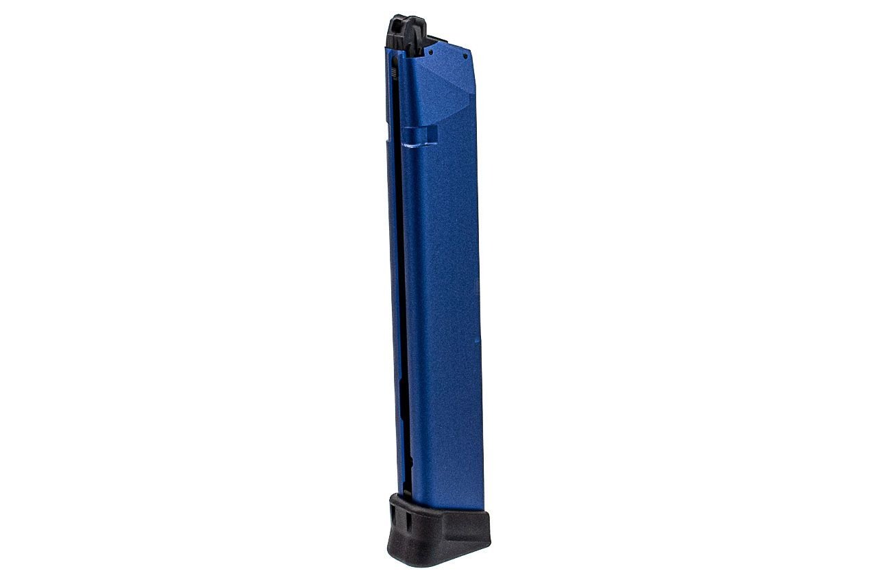 Full CNC Aluminum Light weight mag for G-series - Blue (compatiable with TM/WE/VFC) 50rds