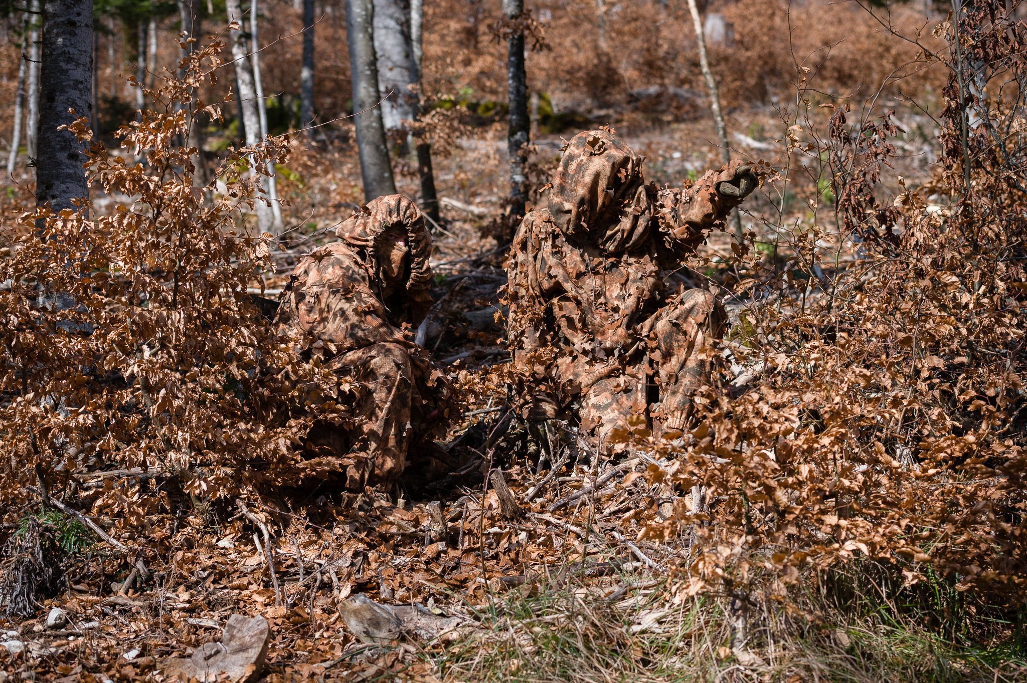 Combinaison camouflage réversible automne A-RCS - S/M