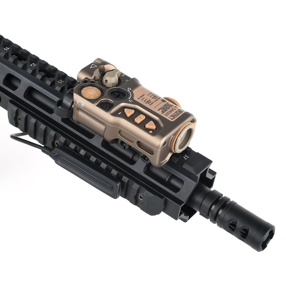 RAID-X Aiming Laser(Red+IR Laser) - Dark Earth