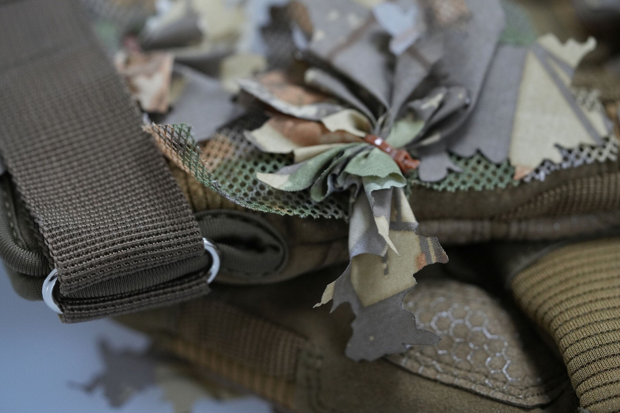 Gants Ghillie artisanaux en chêne marron - L