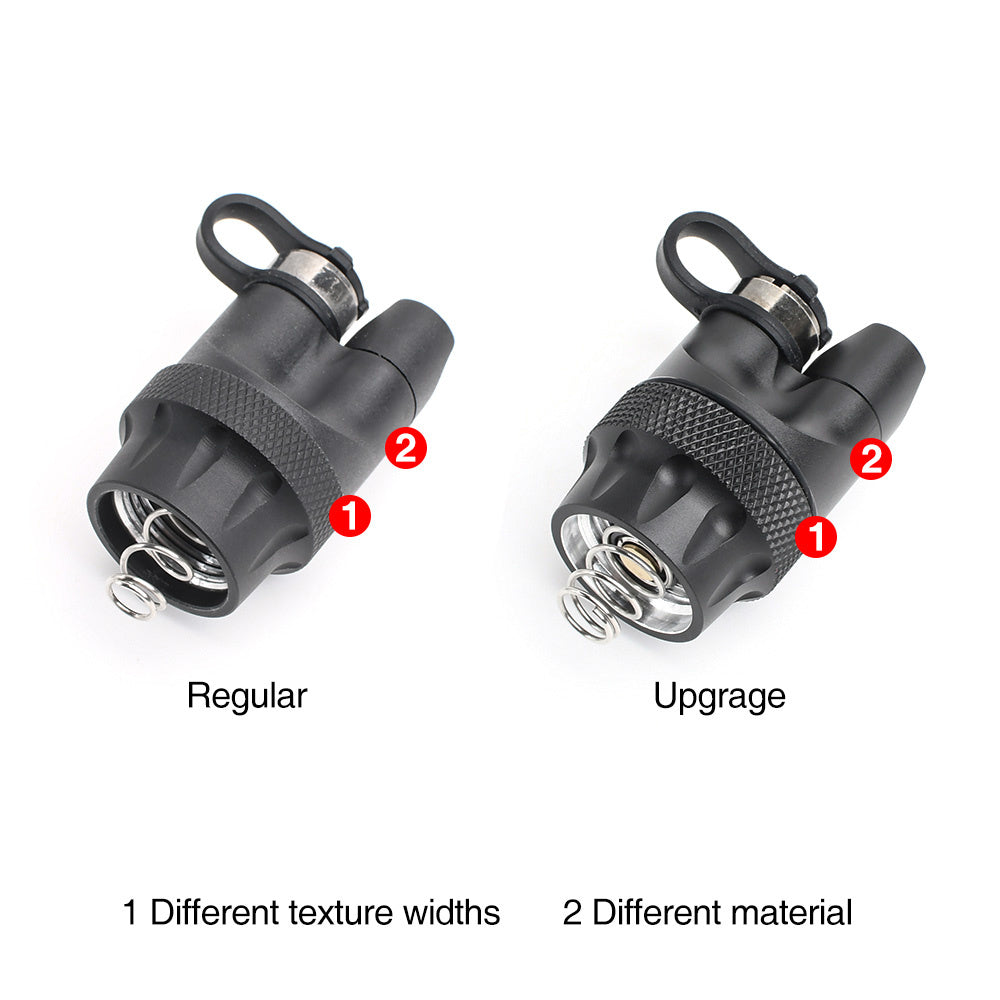 DS07 Waffenlampenschalter für M300 & M600 Schwarz (Aluminium)