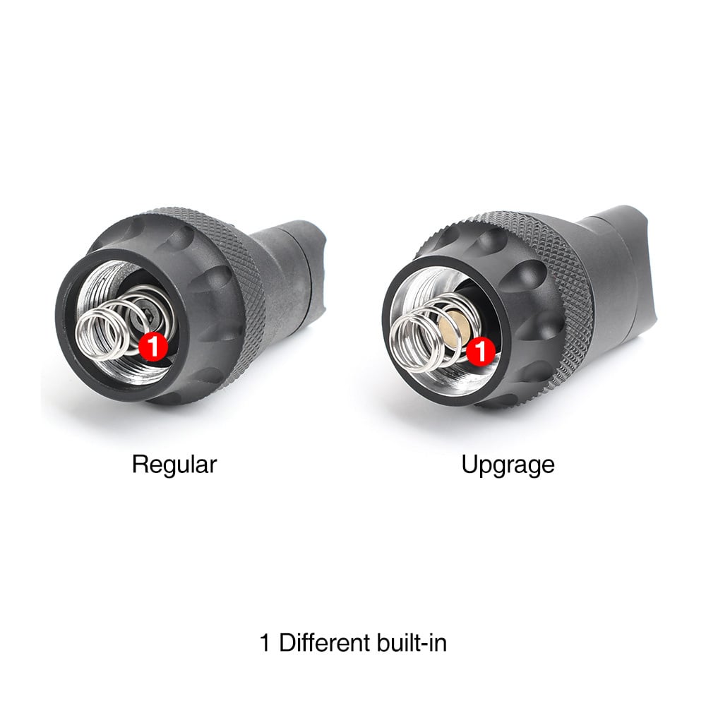 DS07 Waffenlampenschalter für M300 & M600 Schwarz (Aluminium)