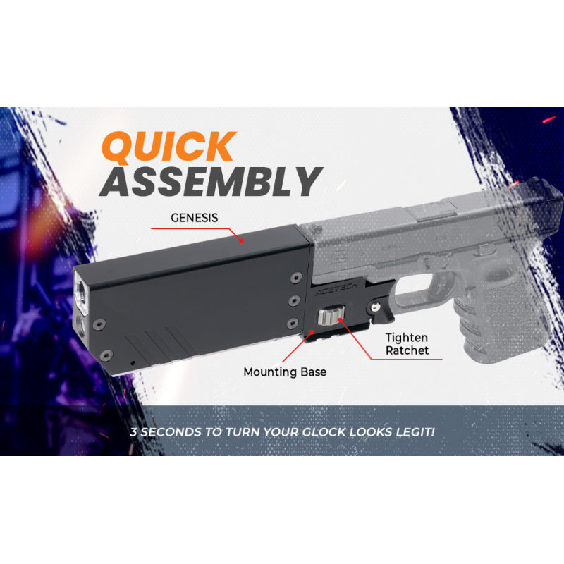 Genesis Bifrost Tracer Unit (Kompakt) für G19 - Schwarz