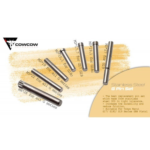 TM G Series Stainless Steel Pin Set