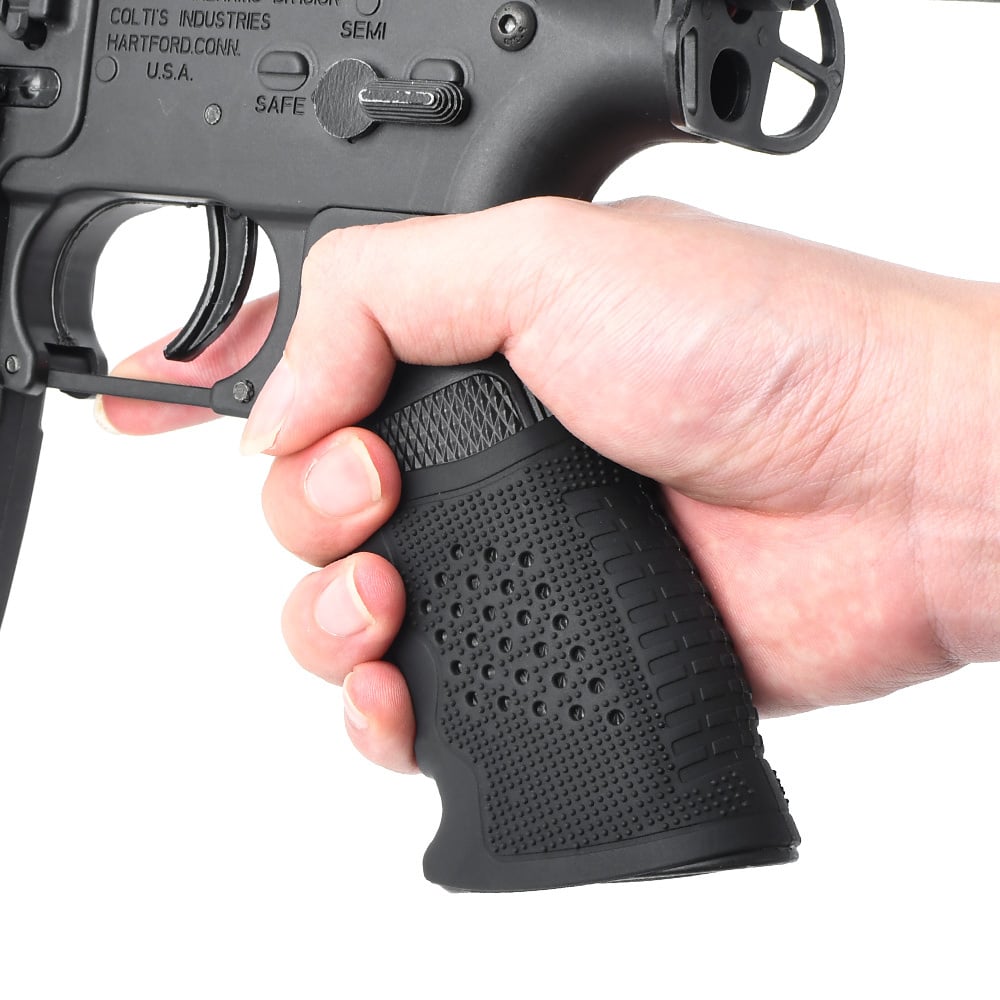 Gummigriffhandschuh Schwarz