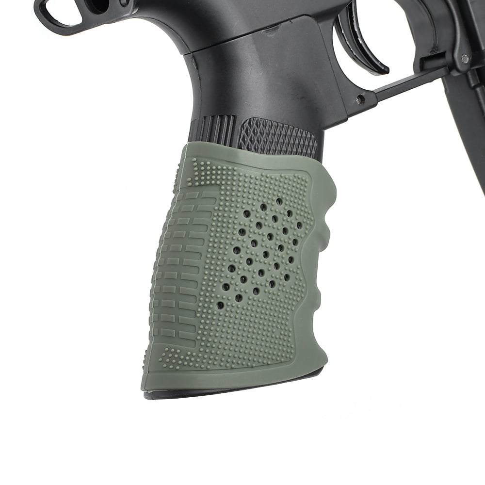 Gant à prise en caoutchouc vert olive