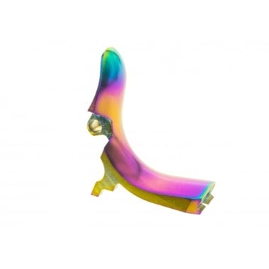 Match Grade Stainless Steel Grip Safety - Rainbow