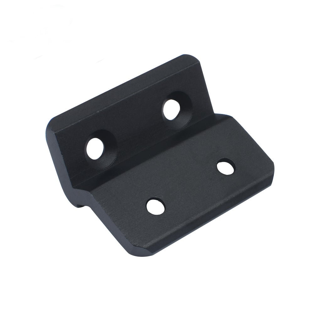 Versetzte Picatinny-Schienenmontage, schwarz, M-LOK / KeyMod