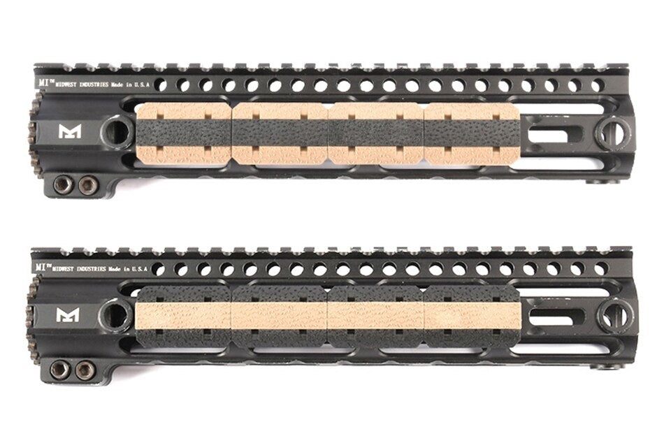 Cache-rails M-LOK type 2 - Terre foncée