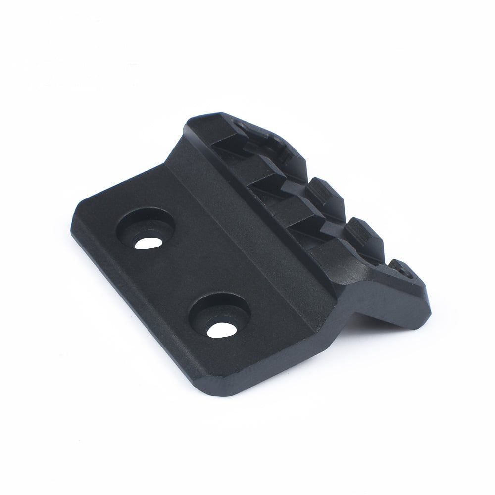 Versetzte Picatinny-Schienenmontage, schwarz, M-LOK / KeyMod