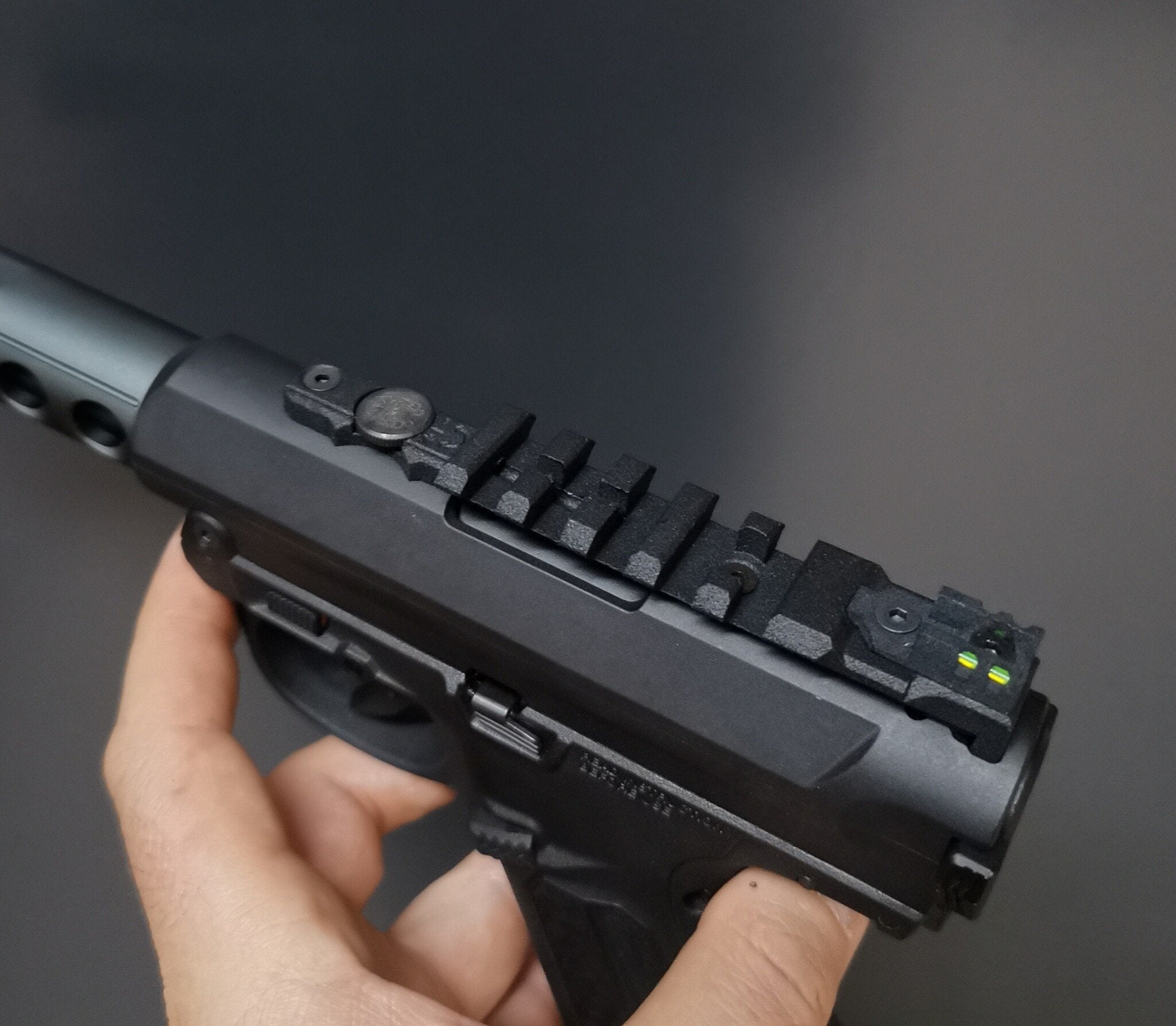 AAP-01 TDC Rail Mount With Removable Rear Sight