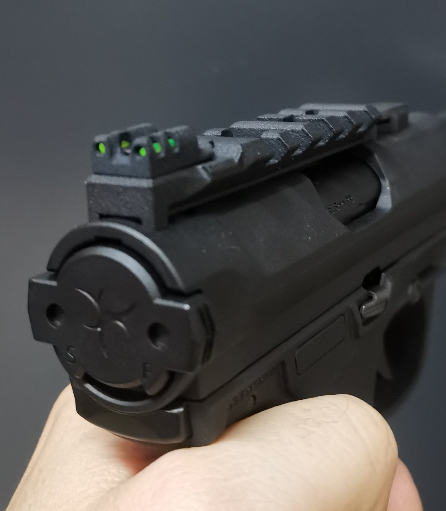 AAP-01 TDC Rail Mount With Removable Rear Sight