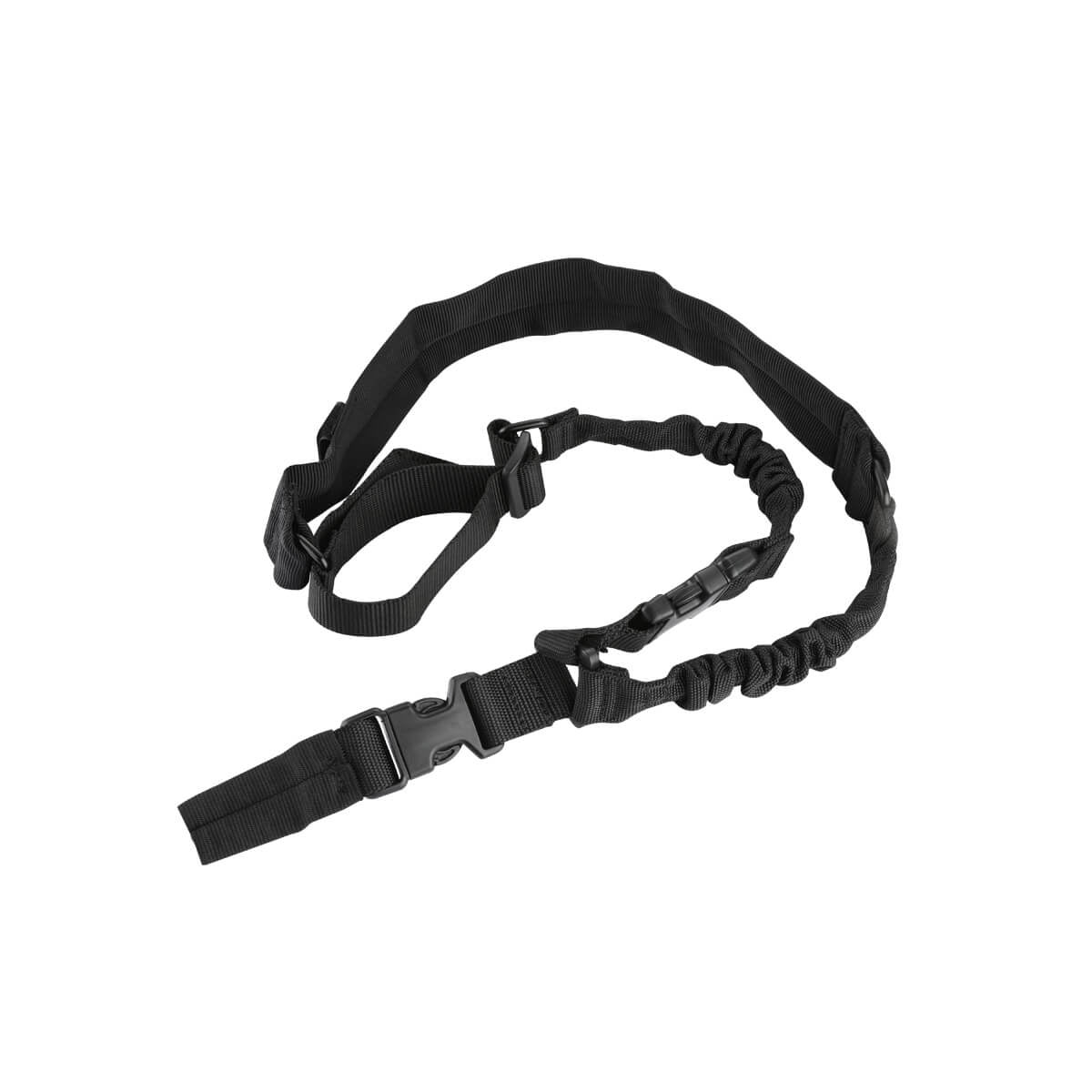 Padded Single Point Sling with HK Style Clip -Black