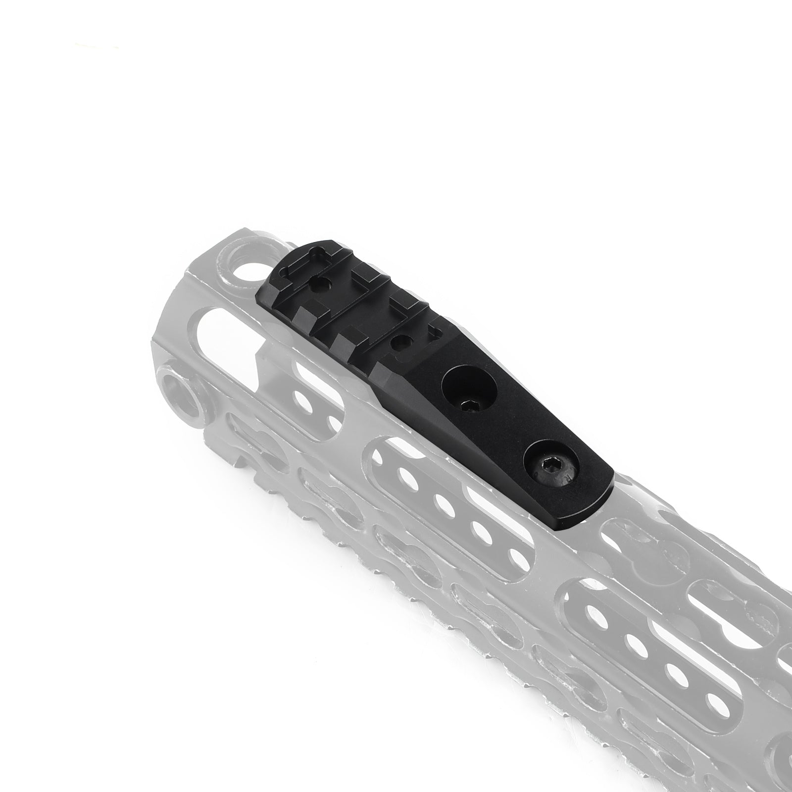 M-Lok and Keymod Cantilever Rail Light Mount - Black