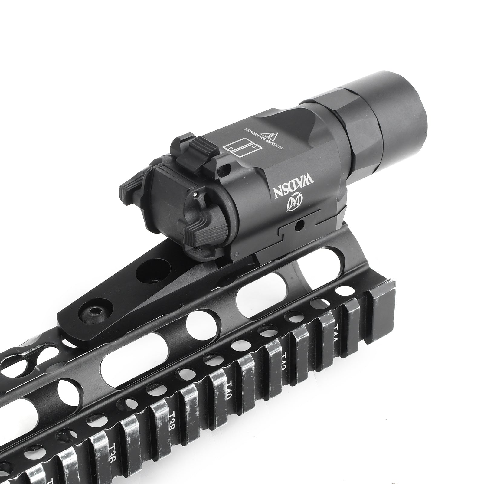 M-Lok and Keymod Cantilever Rail Light Mount - Black