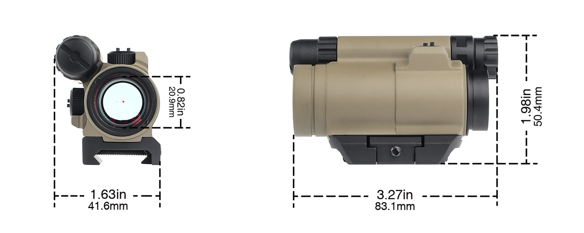 M6 Red Dot – Desert