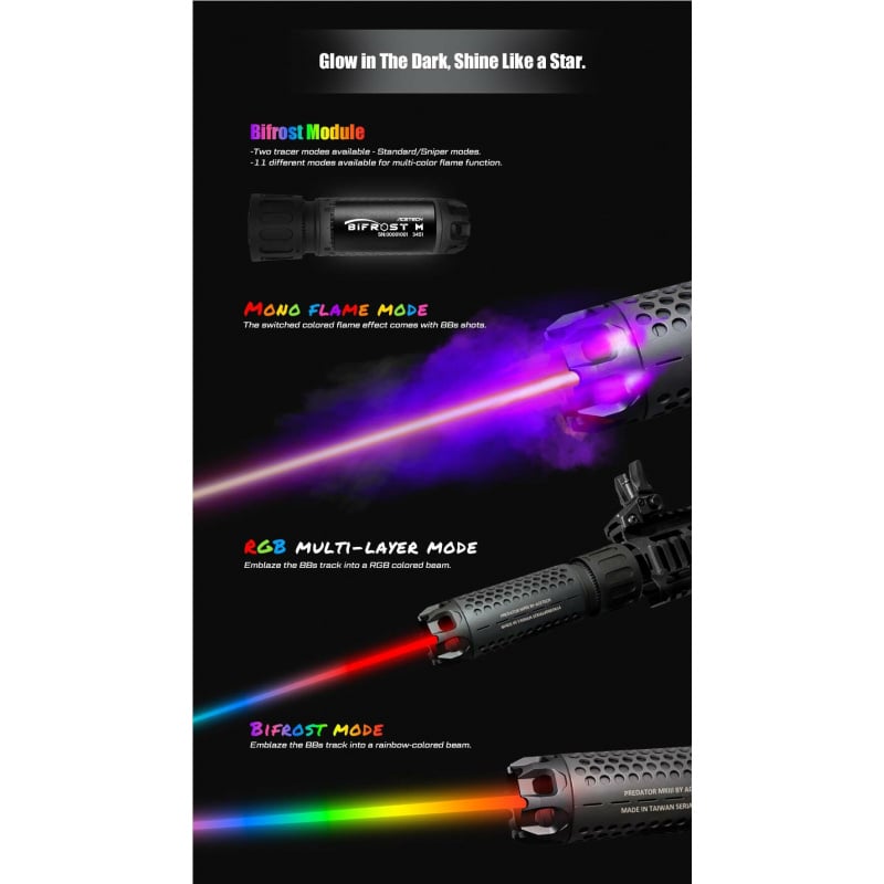 Predator MKIII Tracer Unit With BIfrost M - Black