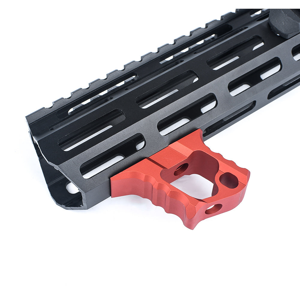 Butée de main TD Halo AR-15 pour KeyMod et M-LOK - Rouge