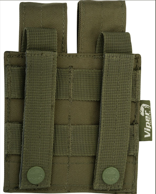Modular Double Pistol Mag Pouch –Green