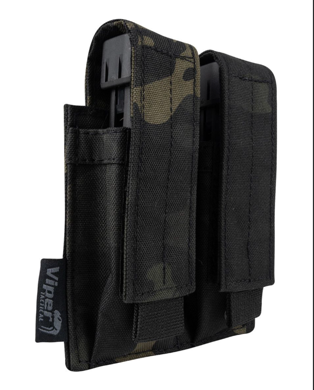 Modular Double Pistol Mag Pouch – VCAM Black