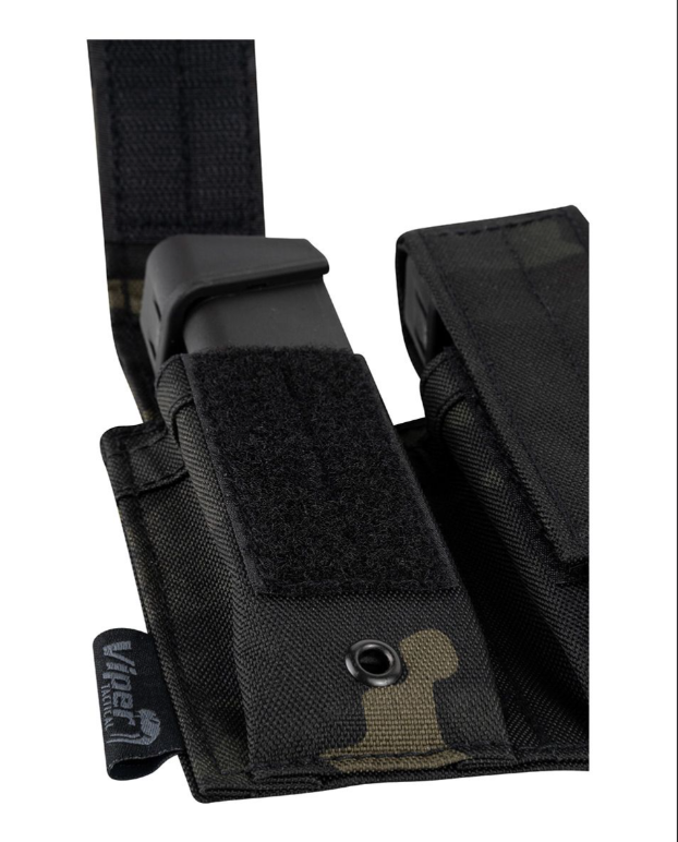 Modular Double Pistol Mag Pouch – VCAM Black