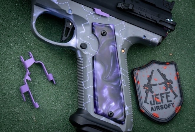 Extended Stainless Steel Bolt Release - Violet