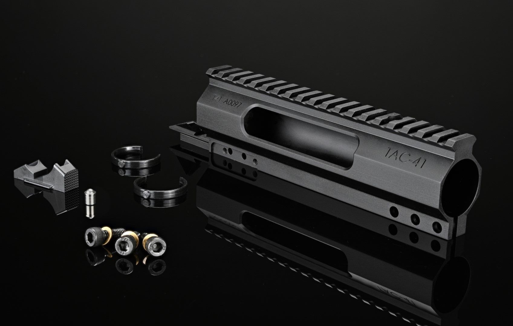 TAC-41L Bolt Action Rifle, Lite chassis, no stock, FDE