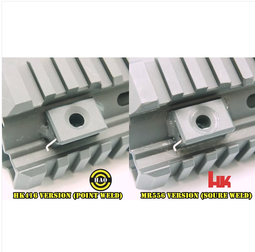 Rail quadruple HK M27 11"
