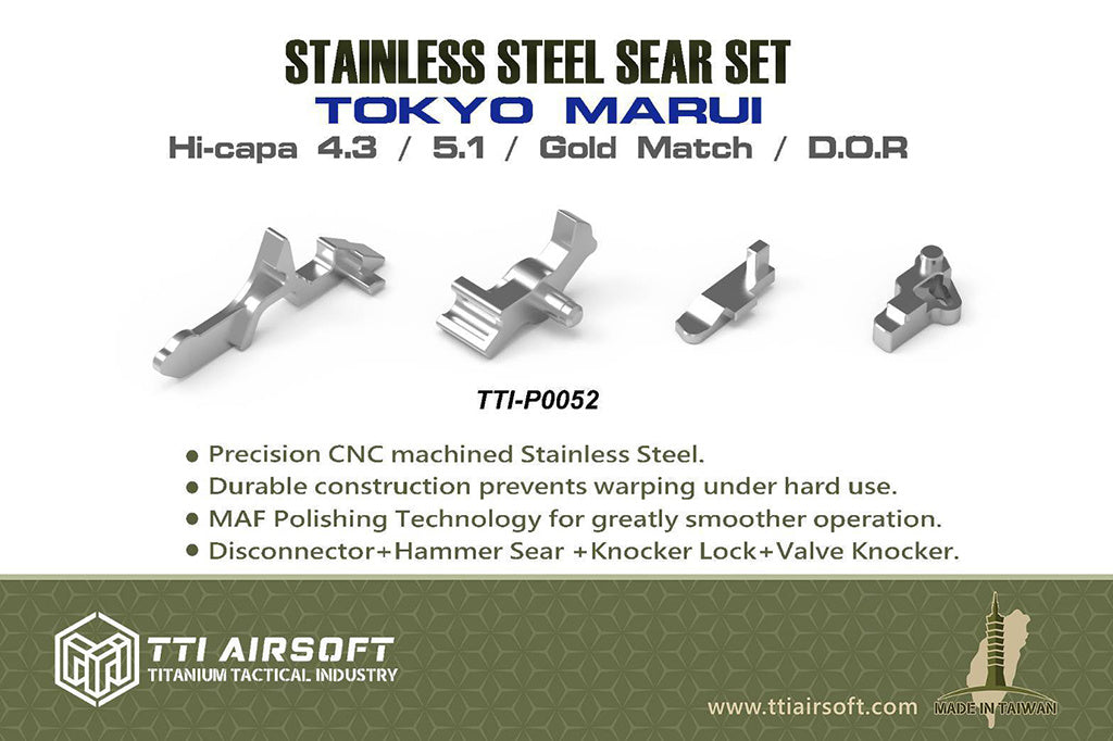 TM HI-Capa Stainless CNC Sear Set