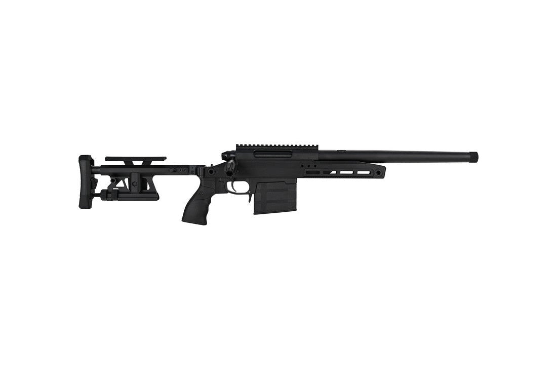 TAC-41-A2 Bolt Action Rifle, aluminium chassis & aluminium stock, Black